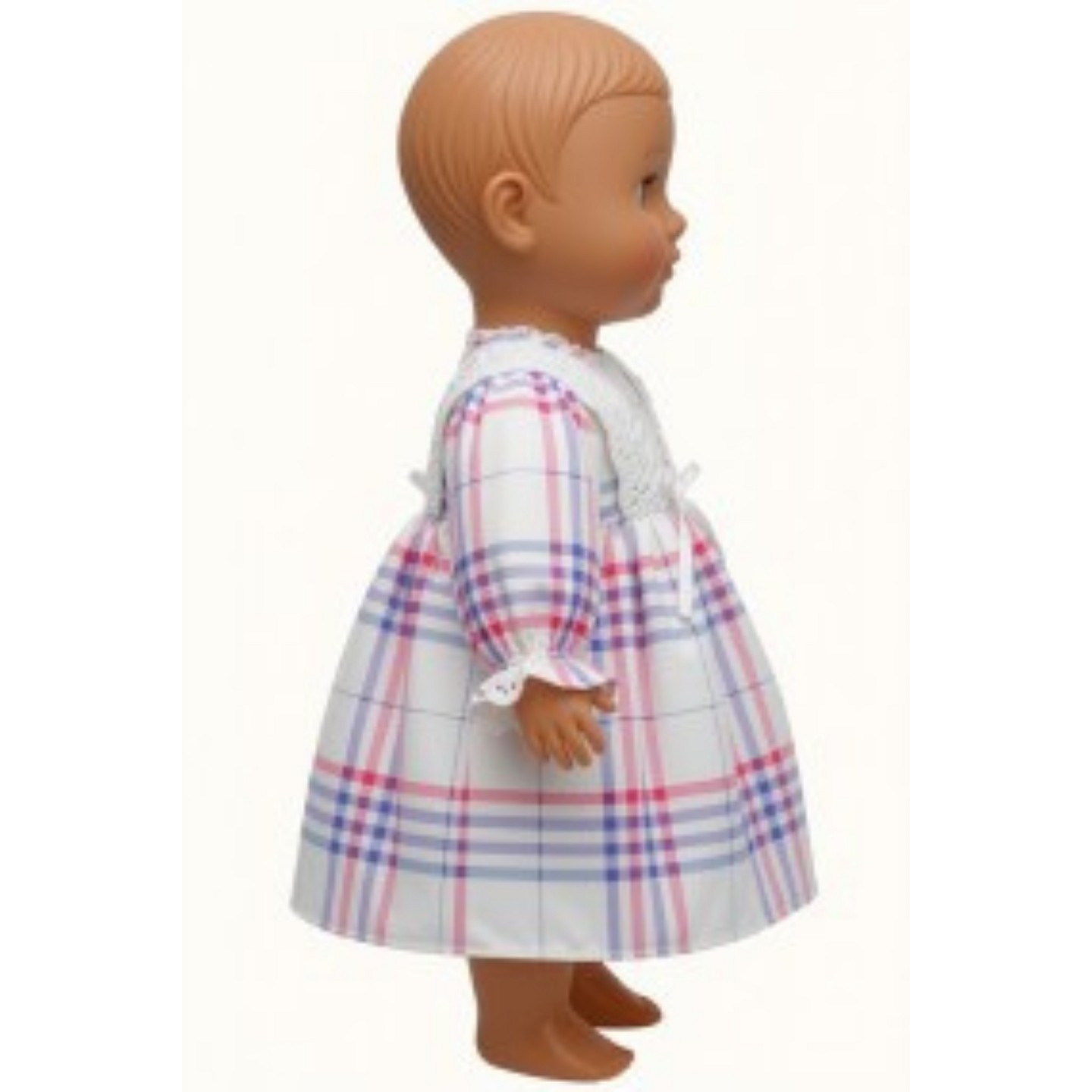 Платье Doll Clothes Superstore Pink And Purple Print Dress Dolls для малышей, цвет: Розовый — фото 3