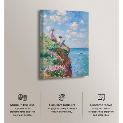 Impressionist Coastal Scene Canvas Art, 20" x 30", Gallery Wrapped