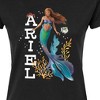 Women's - Disney - Ariel in Water Juniors Fitted Graphic T-Shirt - image 2 of 3