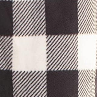 buffalo plaid enlarged white black