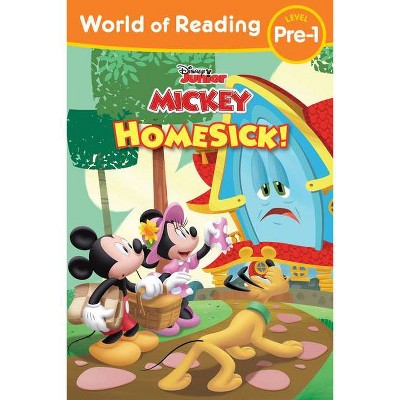 World of Reading Mickey Mouse Funhouse: Homesick! - (World of Reading: Level Pre-1) by  Disney Books (Paperback)