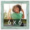 PosterPalooza | Square Shabby Chic Green Picture Frame - UV Acrylic, Foam Board Backing, Hanging Hardware - 2 of 4