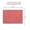 Home Weavers Luxury Collection 100% Cotton Tufted Bathroom Rug, Non-Slip Latex Bath Rug - 3 of 4