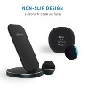 W3 Fast Wireless Charger Charging Stand Station : Qi Compatible Enabled Smartphones - 3 of 4