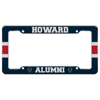 Howard University Alumn License Plate Tag Frame