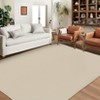 Washable Modern Solid Large Area Rugs for Bedroom Living Room, Soft Non Slip Textured Carpet for Home Office - 4 of 4