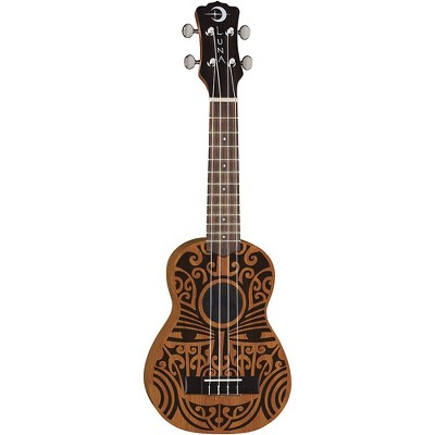 Luna Guitars Tribal Soprano Ukulele Satin Natural