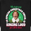 Men's - ELF - Christmas Singing Graphic Fleece Sweatshirt - 2 of 4