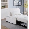 NicBex Convertible Sleeper Chair,Modern Multi-Function Folding Sofa Bed with Contemporary Style,Couches with Pillow for Living Room,White - 4 of 4