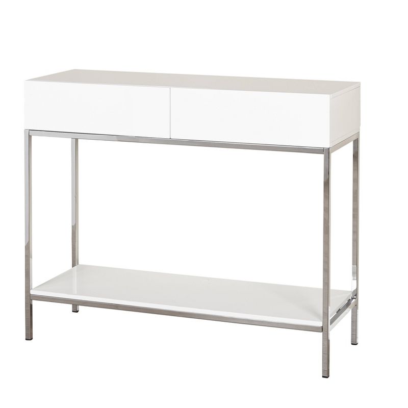 Lewis Modern Sofa Table White - Buylateral, 1 of 7