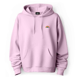 Dalix Rainbow Embroidered Fleece Zip Hoodie Cold Fall Winter Mens - 1 of 4