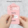 Big Dot of Happiness Bride Squad - Rose Gold Bridal Shower or Bachelorette Party Game Pickle Cards - Truth, Dare, Share Pull Tabs - Set of 12 - 2 of 4