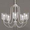 Progress Lighting Bowman 5-Light Chandelier, Matte Black, Clear Glass Shades - 3 of 4