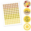 Big Dot of Happiness Sukkot - Sukkah Holiday Round Candy Sticker Favors - Labels Fits Chocolate Candy (1 sheet of 108) - 2 of 4