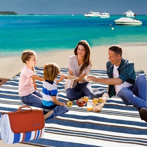 SCUDDLES Picnic Blanket Extra Large, 3-Layer Waterproof, Carry Strap - SCPRBL80 - 1 of 4
