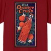 Orange Crush Drink Orange Crush Soda Bottle Men's Cardinal Red T-shirt - 2 of 2