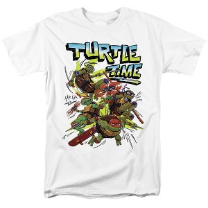 Men's Teenage Mutant Ninja Turtles: Mutant Mayhem Turtle Time Group T-Shirt - 1 of 4