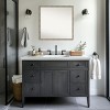 Amanti Art Mila Non-Beveled Wood Framed Bathroom Vanity Wall Mirror - 4 of 4