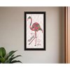 HomeRoots Be A Flamingo Black Framed Print Wall Art - 2 of 3