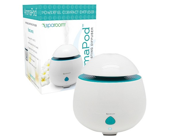 50ml AromaPod Portable Misting Oil Diffuser White - SpaRoom