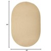 Colonial Mills Boca Raton - Linen 5 Ft x7 Ft Oval Rug Indoor/Outdoor 100% Polypropylene - 2 of 4