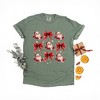 Simply Sage Market Women's Coquette Santa And Bow Chart Short Sleeve Garment Dyed Tee - 3 of 4