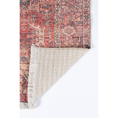 Helena Multi-Color Cotton and Polyester Rectangular Rug