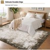 Washable Area Rug, Soft Modern Bordered Abstract Low Pile Non-Slip Carpet, Living Room Bedroom Throw Rug for Dining Room Home Decor - 4 of 4