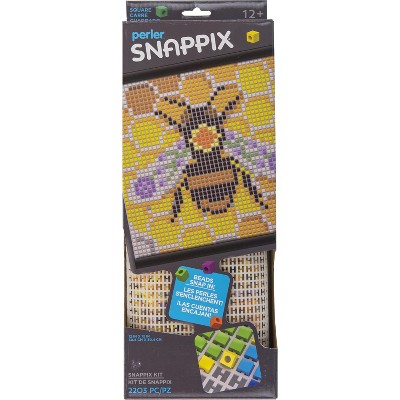 Perler Snappix Kit 12"X12"-Folksy Bee