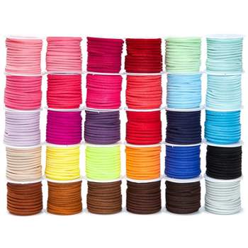 Unique Bargains Jewelry Bracelet Stretchy Elastic Thread Beading String  Cord 10meter Long White : Target