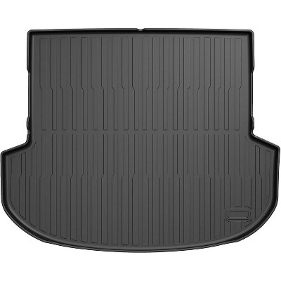 Santa Fe 2021 2022 2023 Compatible All Weather Cargo Liner, TPE Luggage Floor Mat with Non-Slip Backing, Luggage Liner and Rear Luggage Mat