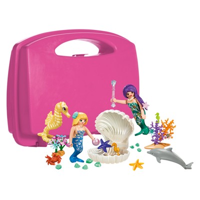 playmobil magical mermaids carry case