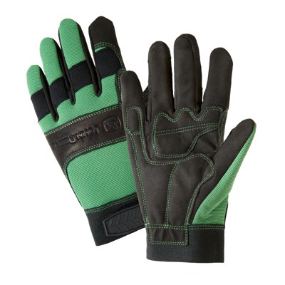West Chester John Deere Hi-Dexterity Work Gloves Black/Green 1 pair