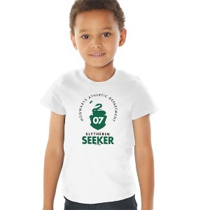 Toddler Boys' Harry Potter Slytherin Seeker T-Shirt - 1 of 4