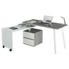 Anybear Grey Rotating Multi-Positional Modern Desk - 2 of 4