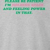 Rerun Island Men's Be Patient Holding Space Long Sleeve Graphic Cotton Pullover Sweatshirt - 2 of 3