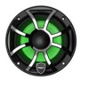 Wet Sounds REVO 6-XSB-SS Black XS / Stainless Overlay Grill 6.5 Inch Marine LED Coaxial Speakers (pair) - 3 of 4