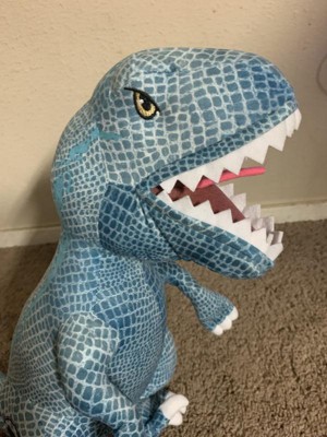 Jurassic World T-rex Kids' Throw Pillow Blue : Target