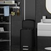 Vynxaria 13 Gallon Stainless Steel Kitchen Trash Can - Foot Pedal Operated with Soft Close Lid - 2 of 4