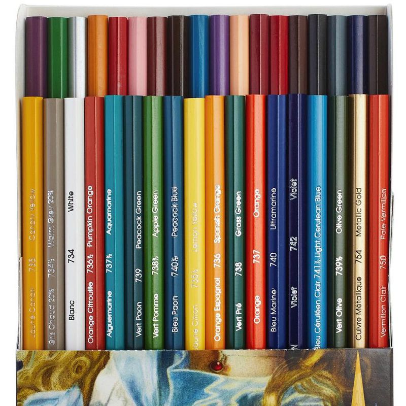 Prismacolor Verithin Non-Smearing Colored Pencils, Assorted Colors, Set of 36, 5 of 6