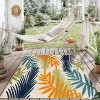 World Rug Gallery Evora Palm Frond Indoor/Outdoor Area Rug - 2 of 4