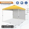 EAGLE PEAK Pop Up Canopy Tent with 1 Sidewall, Easy Setup Event Tent - 2 of 4
