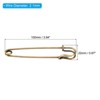 Unique Bargains Large Metal Sturdy Sewing Safety Pins for Blankets 20 Pcs - 2 of 4