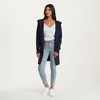 Anna-Kaci Women's Long Sleeve Knit Cardigan with Open Front Design, Relaxed Hood Detail and Soft Textured Fabric - 3 of 4