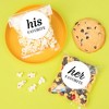 Big Dot of Happiness His and Her Favorite Stickers and Clear Cookie Bags, Cellophane Treat Bags 4.25x7 IN for Candy or Baked Goods - 25 Count - 2 of 4