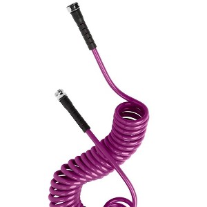 Gardener's Supply Company Ultra Lightweight Coil Garden Hose | Expandable & Retractable BPA Free For Outdoor Garden Watering Drinking Water Safe | 50' - 1 of 3