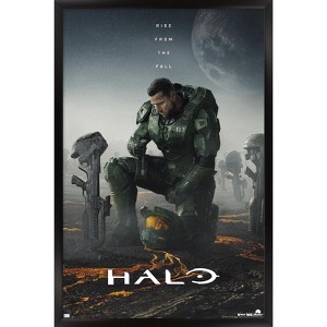 Trends International Halo: Season 2 - Cemetery One Sheet Framed Wall Poster Prints - 1 of 4