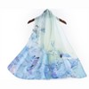 Signare USA Chiffon Bird Blossom Sky Blue Chiffon Scarf - 3 of 4