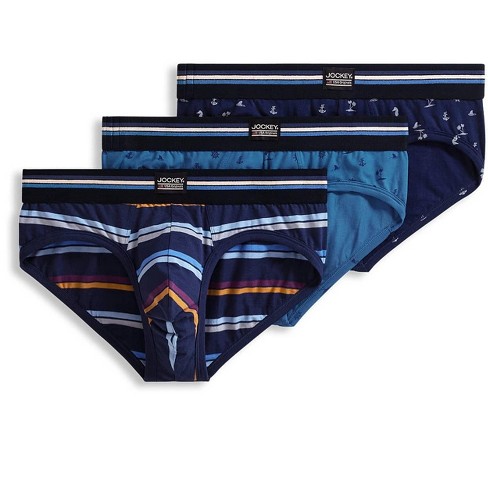 Jockey Men's Usa Originals Cotton Stretch Brief - 3 Pack 2xl Maritime :  Target