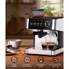 ZAFRO Espresso Machine 20 Bar, Stainless Steel Expresso Coffee Machines with Grinder, Latte & Cappuccino Machine with Milk Frother Steam Wand for Home - 4 of 4